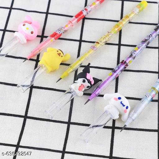 Random pack of 12  unique designer pencils for kids boys girls , gifting items - My Health Plan