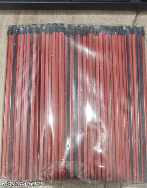 S4U Super Dark Graphite Pencil 100 Pencils (Set of 100,red and black ) - My Health Plan