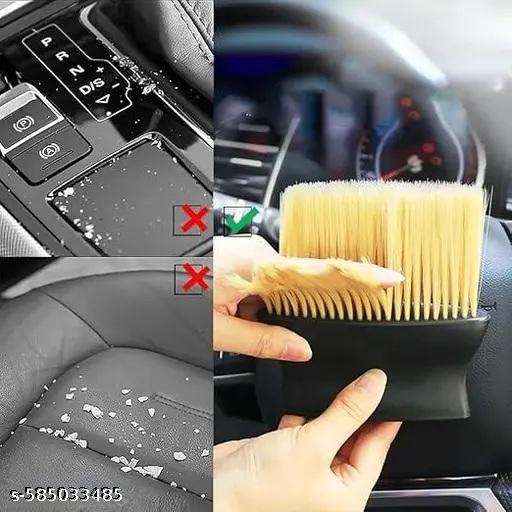 2 pcs Combo Interior Cleaning Brush Multipurpose Car Interior AC Vent Dashboard Dust Dirt Cleaner Cleaning Brush for Car Interior PC Laptop Keyboard Cleaning Brush (2 Brush Set) - My Health Plan