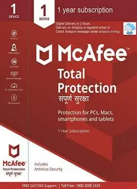 Mcafee Total Protection 1PC 1Y - My Health Plan