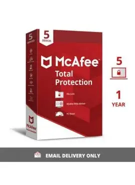 Mcafee Total Security 5 PC 1 Year - My Health Plan
