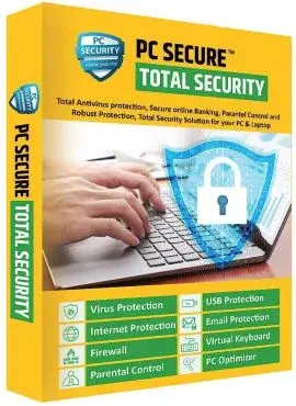 PC Secure Total Security Antivirus 1PC 1Year - My Health Plan