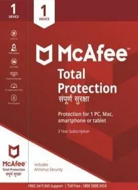 Mcafee Total Protection 1PC 3Y - My Health Plan