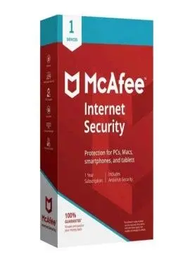 Mcafee Internet Security 1PC 1Y - My Health Plan